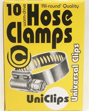 HOSE CLAMP G28 SIZE 32MM* 57MM S/S BOX OF 10 - UNIVERSAL