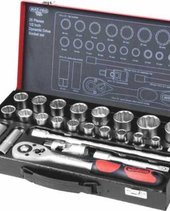 Socket Matpro Set 1/2" Dr 25Pc