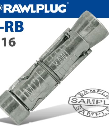 R-Rb Rawlbolt Shield M16W Box Of 25