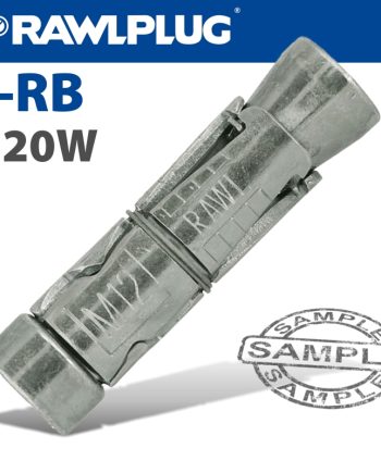 R-Rb Rawlbolt Shield M20W Box Of 15