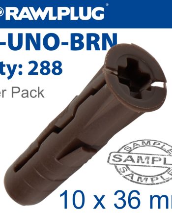 Universal Plug Brown 7Mm X 30Mm X3 Of X96 Wraped