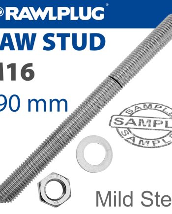 Mild Steel Stud M16-190Mm