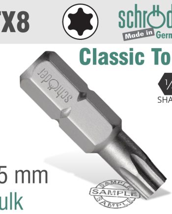 Schroder Torx Tx 8 Classic Bit 25Mm