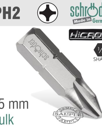 Phil.No.2X25Mm Hi-Crome Ins.Bit