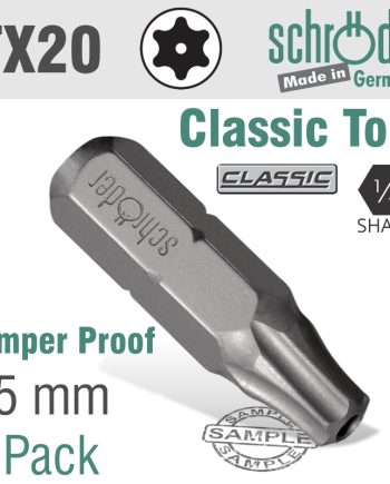Schroder Torx Tamp.Resist.T20 2/Pack
