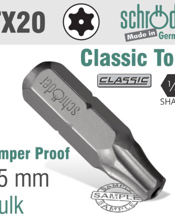 Schroder Torx Tamper Resist.T20H X 25Mm