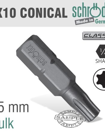 Classical Bit Conical Tx10 X 25Mm