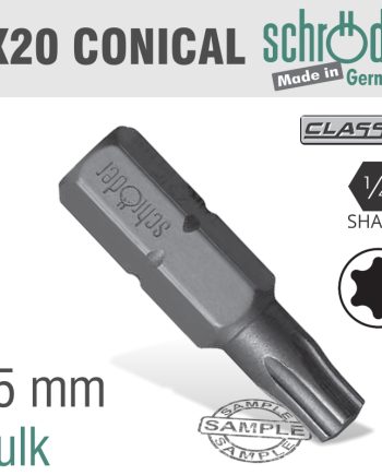 Classical Bit Conical Tx20 X 25Mm