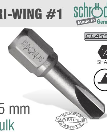 Schroder Triwing No.1X25Mm Classic Bit