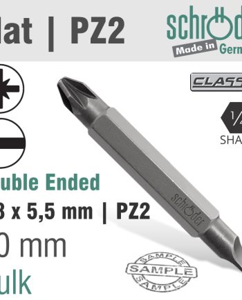 Schroder D/End 0.8X5.5/Pz2 60Mm Bit