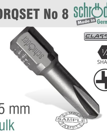 Schroder Torqset No.8X25Mm Classic Bit