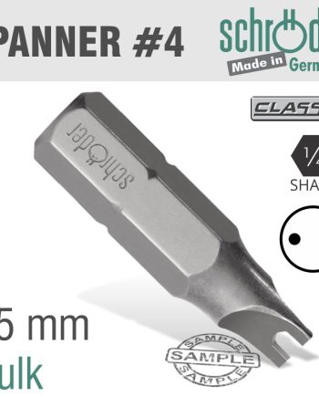 Schroder Spanner Bit Size 4 X 25Mm