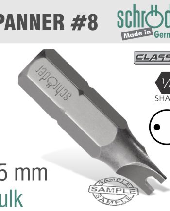 Schroder Spanner Bit Size 8 X 25Mm