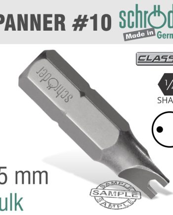 Schroder Spanner Bit Size10 X 25Mm