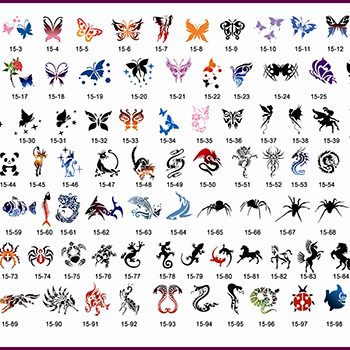 Book 15 Tattoo Stencils 102 Designs