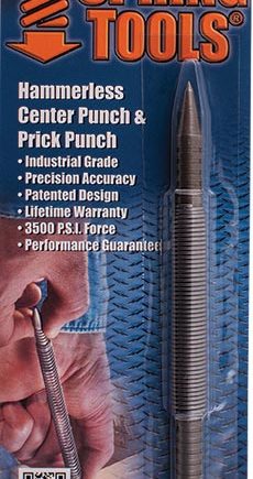 Souber Tools Spring Tool Hammerless Self Centering & Prick Punch Spring