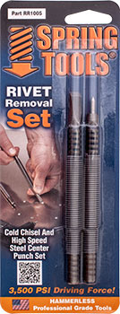Spring Tool 2-Pc Rivet Removal Set