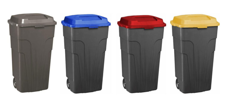 REFUSE BIN ON WHEELS BIG JIM 140LTR BLACK - 