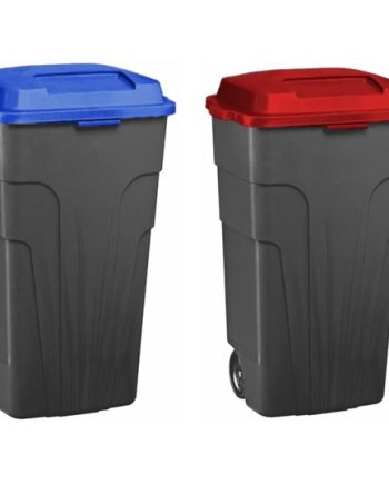 REFUSE BIN ON WHEELS BIG JIM 140LTR RED