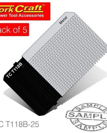 Tork Craft T-Shank Jigsaw Blade For Metal 2Mm 12Tpi 75Mm 25Pce