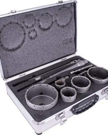 Tork Craft Hollow Core Bit Tct Set 10Pce In Alum Case