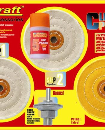 Tork Craft Cleaning & Polishing Kit - Precious Metals C/W 12.5Mm Arbor