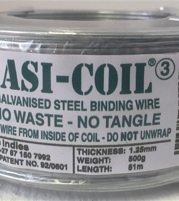 Wire Galv Easicoil 500Gr #01 0.71Mm 160Mt
