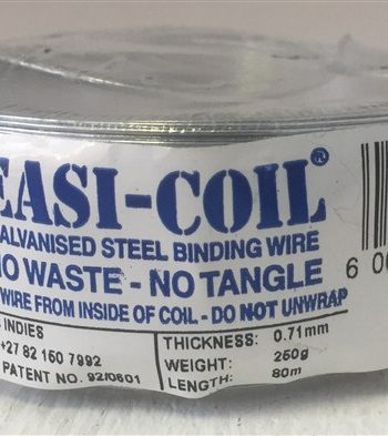 Wire Galv Easicoil 500Gr #04 1.60Mm 31Mt