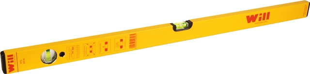 Level Will Aluminium Std 2-Vial 600Mm