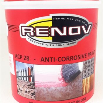 PAINT ANTI CORROSIVE BLACK  1LTR RENOV