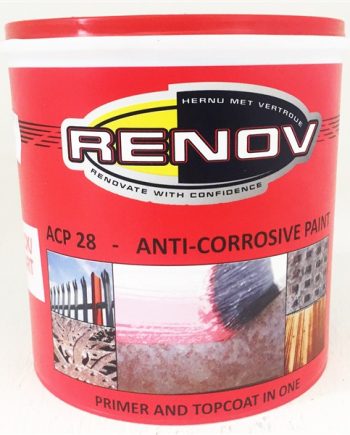 PAINT ANTI CORROSIVE BLACK  1LTR RENOV