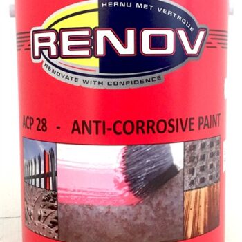 PAINT ANTI CORROSIVE BLACK  5LTR RENOV