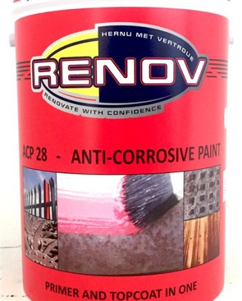 PAINT ANTI CORROSIVE BLACK  5LTR RENOV