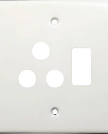 ELECTRICAL MTS SOCKET C/PLATE SINGLE 4X4 L CT - ELE2504