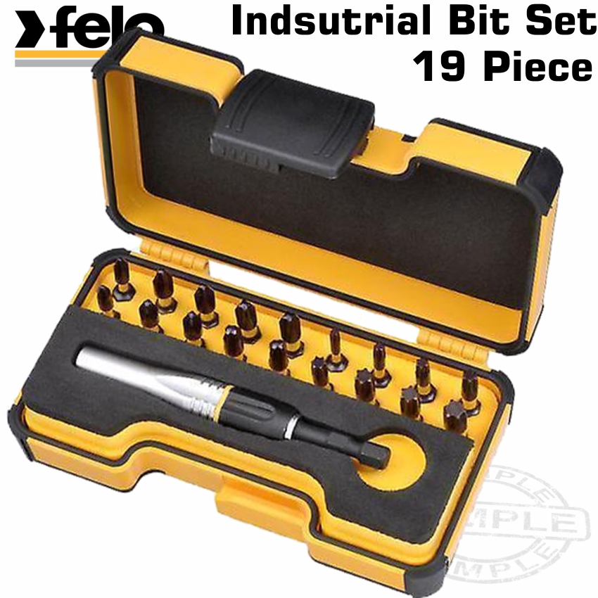 Felo S/Driver Bit Set 19Pc Impact Indusrial