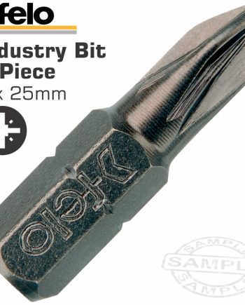 Felo Pozi Pz2 X 25Mm 2Pc Ins.Bit