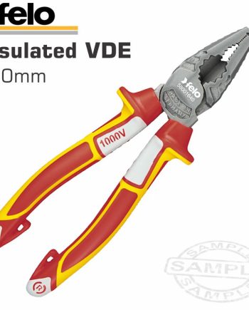 Felo Plier Comb. 180Mm Insulated Vde