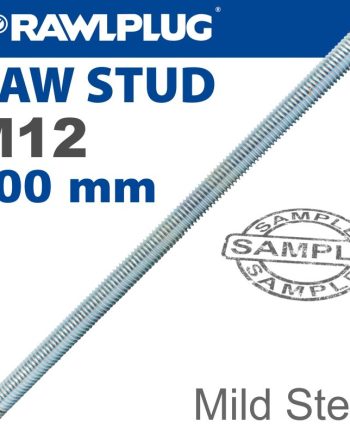 Mild Steel Stud M12-300Mm