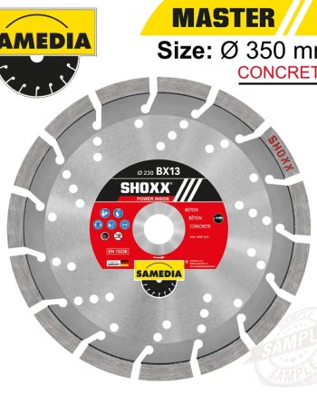 Diamond Blade 350Mm X 20 Segmented Ind Reinf. Concrete Long Life Shoxx