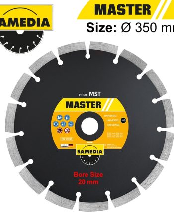 Diamond Blade 350Mm X 20 Segmented Ind Multi Purpose Master Mst