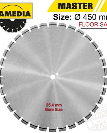 Diamond Blade 450Mm X 25.4 Seg. Ind Reinf. Conc. Long Master Bfm