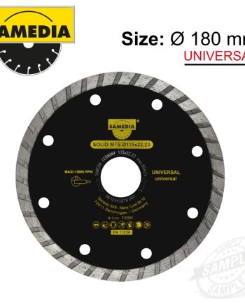 Diamond Blade 180Mm X 22.23 Segmented Ind Multi Purpose Solid Mts