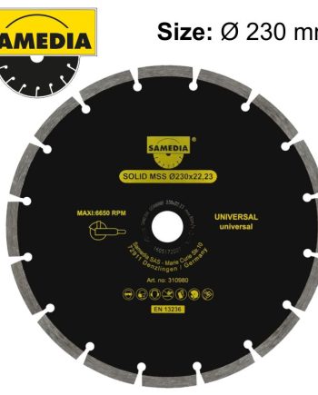 Diamond Blade 105Mm X 22.23 Segmented Ind Multi Purpose Solid Mss