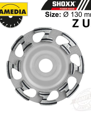 Diamond Cup Wheel 130Mm Ind. Concrete / Granite & Nat. Stone Shoxx Zu5
