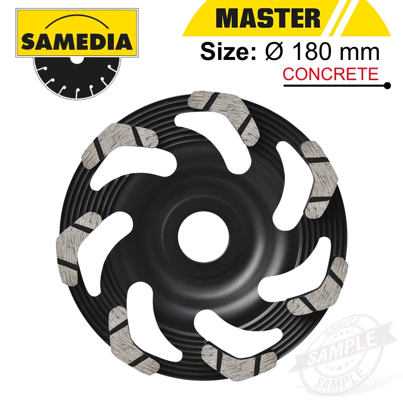 Diamond Cup Wheel 180Mm X 22.23 Ind. Special Master Stu