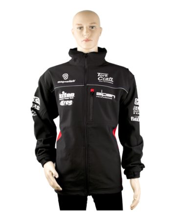 Tork Craft Unisex 3 Layer Fleece Black & Red 3Xl