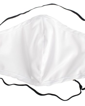 Polyest. Face Mask Dbl Layer Wash/Re-Useable Plain Fits All (Moq 50)