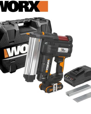 Nail Force Nailer / Stapler 20V 18G 40Mm Staple 50Mm Nail Battery Char