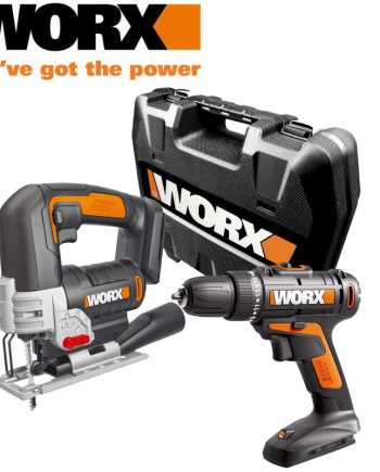 Impact Drill & Jigsaw 20V 2 X 2.0Ah Std Charg. Carry Case