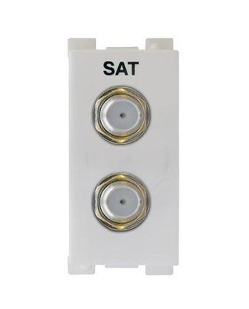 Crabtree Diamond Ducting Double Satellite Module